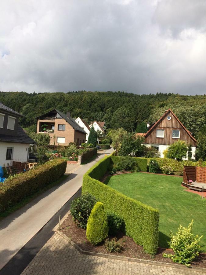 Ferienwohnung Am Wiehengebirge Hullhorst Bagian luar foto